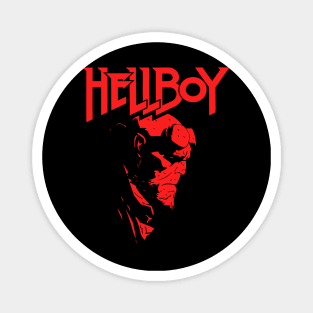 Hellboy Profile (Black Print) Magnet
